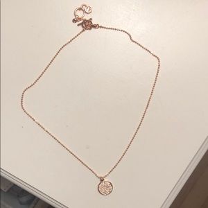 Michael Kors Rose Gold Pendant Necklace